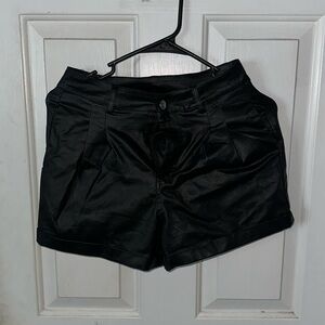 Shein shorts leather